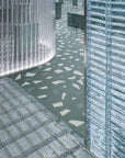 Handcrafted White Irregular Marble Flooring | ML-OT082 丨Mosaic Large Aggregate Terrazzo
