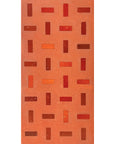 red brick terrazzo