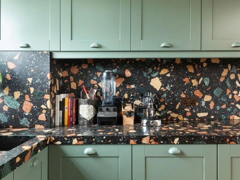 Simple terrazzo gives a different experience to your home