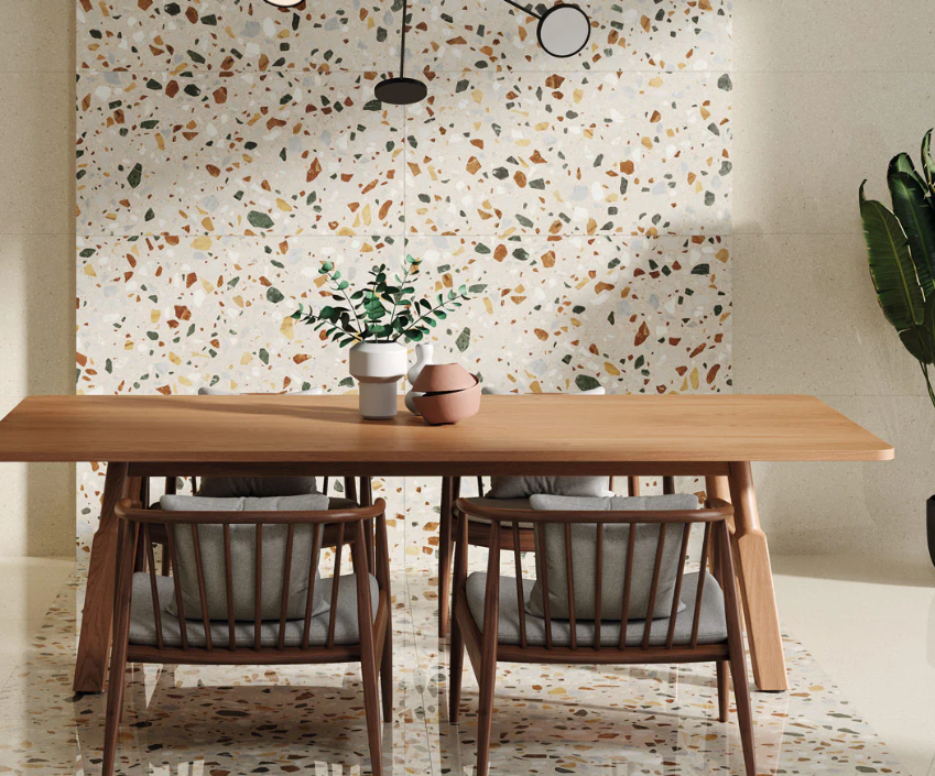 Which is better, terrazzo or tile?