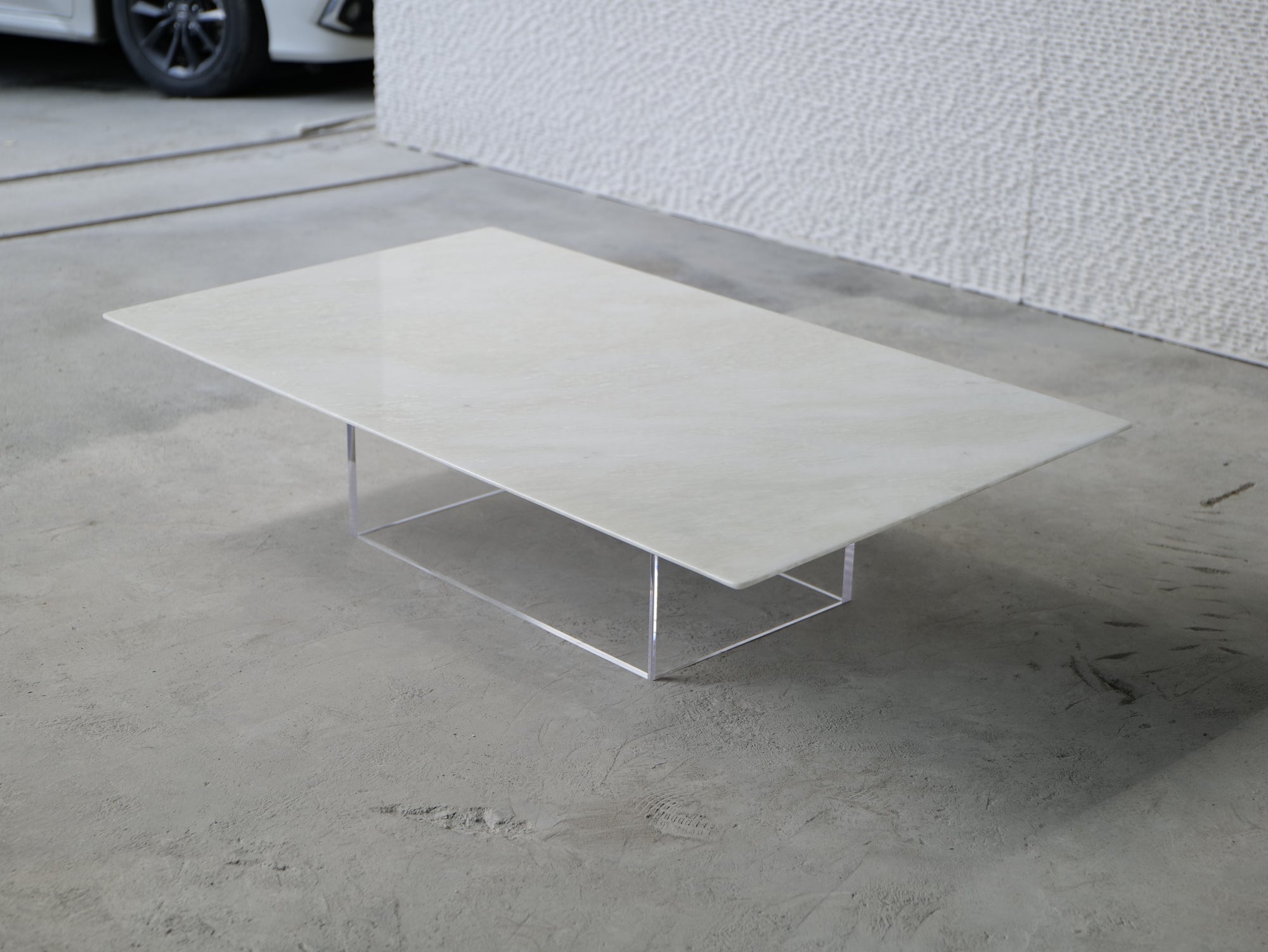 Cloud Jade Natural Marble Elegant Rustic Easy Clean Furniture Coffee Table