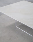 Cloud Jade Natural Marble Elegant Rustic Easy Clean Furniture Coffee Table