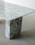 Italy Grey Natural Marble Classical Luxury Home Wea-Resistant And Pressure-Resistant Furniture Dining Table