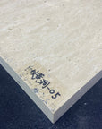 White texture yellow travertine durable interior and exterior wall decorative panels