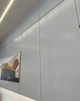 Smooth textured fair-faced concrete cement wall decorative panel using HPC