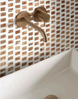 Red Brick Mosaic Terrazzo Floor Decorative Panel