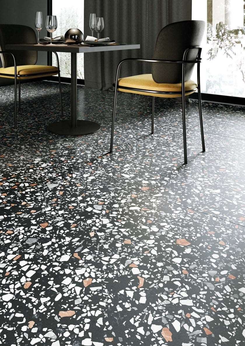 Small Grain Mosaic Terrazzo Decorative Panel