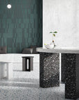 Modern stone terrazzo tiles with natural texture for interior decoration