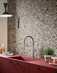 Luxury stone terrazzo matte finish tiles for outdoor spaces and interior floors