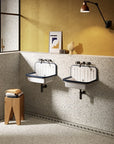 Luxury stone terrazzo matte finish tiles for outdoor spaces and interior floors