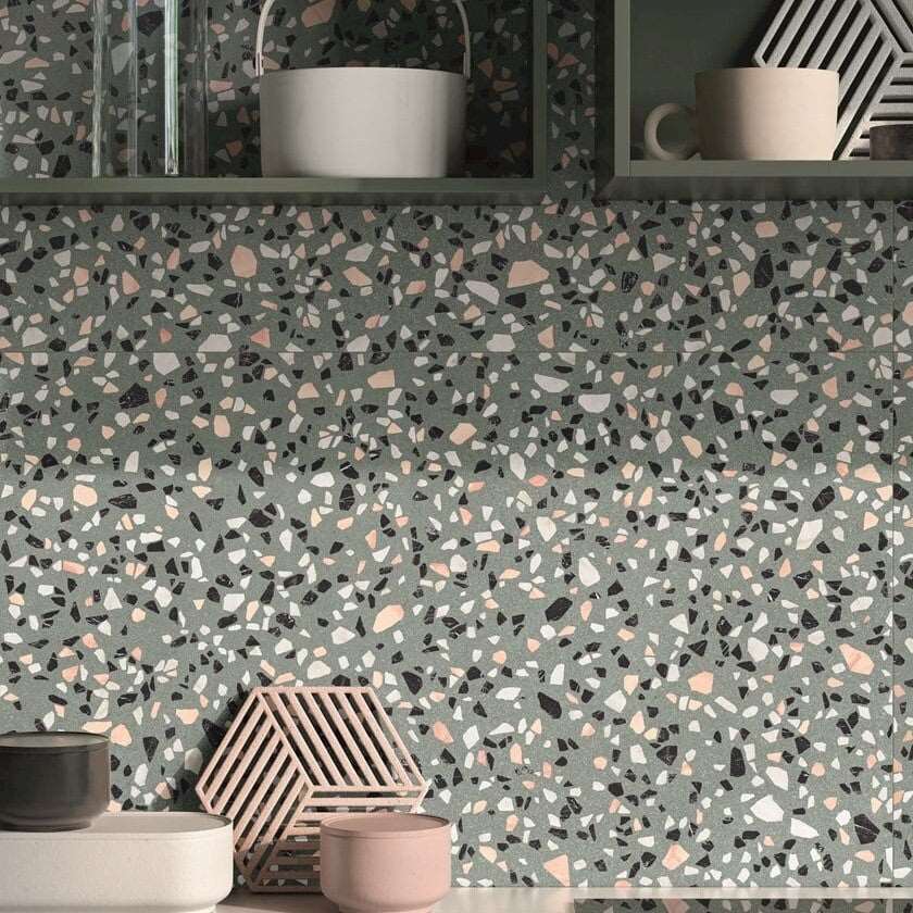 Irregular Mosaic Terrazzo Decorative Panel