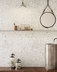 Modern terrazzo tiles bring natural elegance to interior spaces