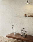 Modern terrazzo tiles bring natural elegance to interior spaces