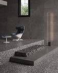 Exquisite stone terrazzo tiles with a polished finish for elegant interiors