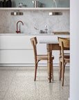 Elegant stone finish terrazzo tiles for chic interior flooring projects