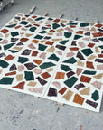 New Small Fresh Cream Mosaic Terrazzo Decorative Panel