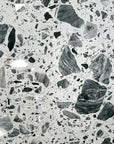 Off-white stone look terrazzo tiles for stylish indoor and outdoor spaces