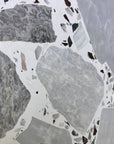 New large flower gray mosaic terrazzo irregular natural marble aggregate prefabricated panel