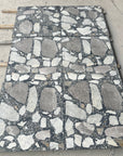 Ink landscape concrete mosaic decorative panel full body aggregate terrazzo panel