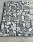 Ink landscape concrete mosaic decorative panel full body aggregate terrazzo panel