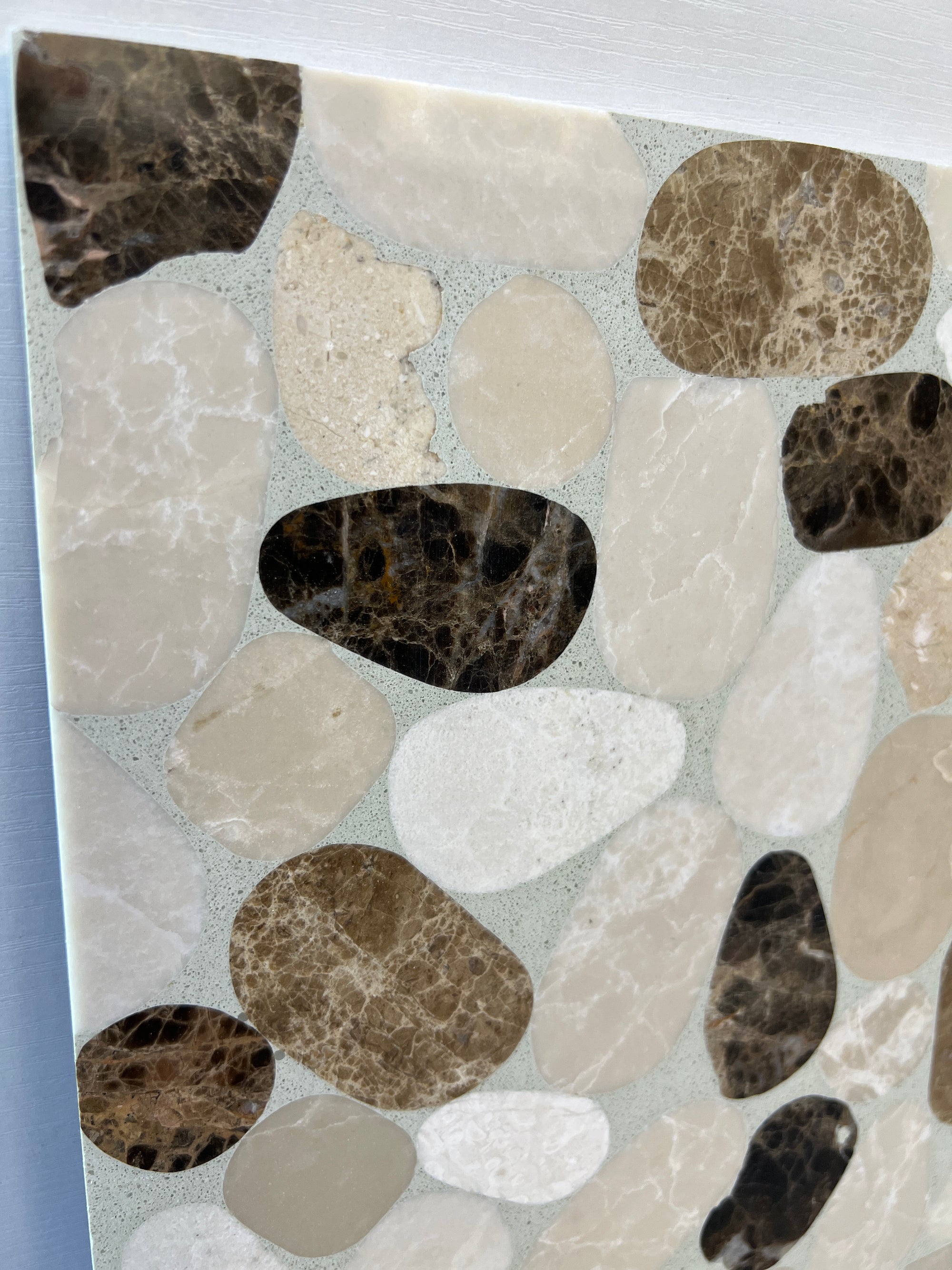 New marble mosaic terrazzo slab ultra-thin full-body aggregate manufacturer custom production