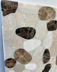 New marble mosaic terrazzo slab ultra-thin full-body aggregate manufacturer custom production