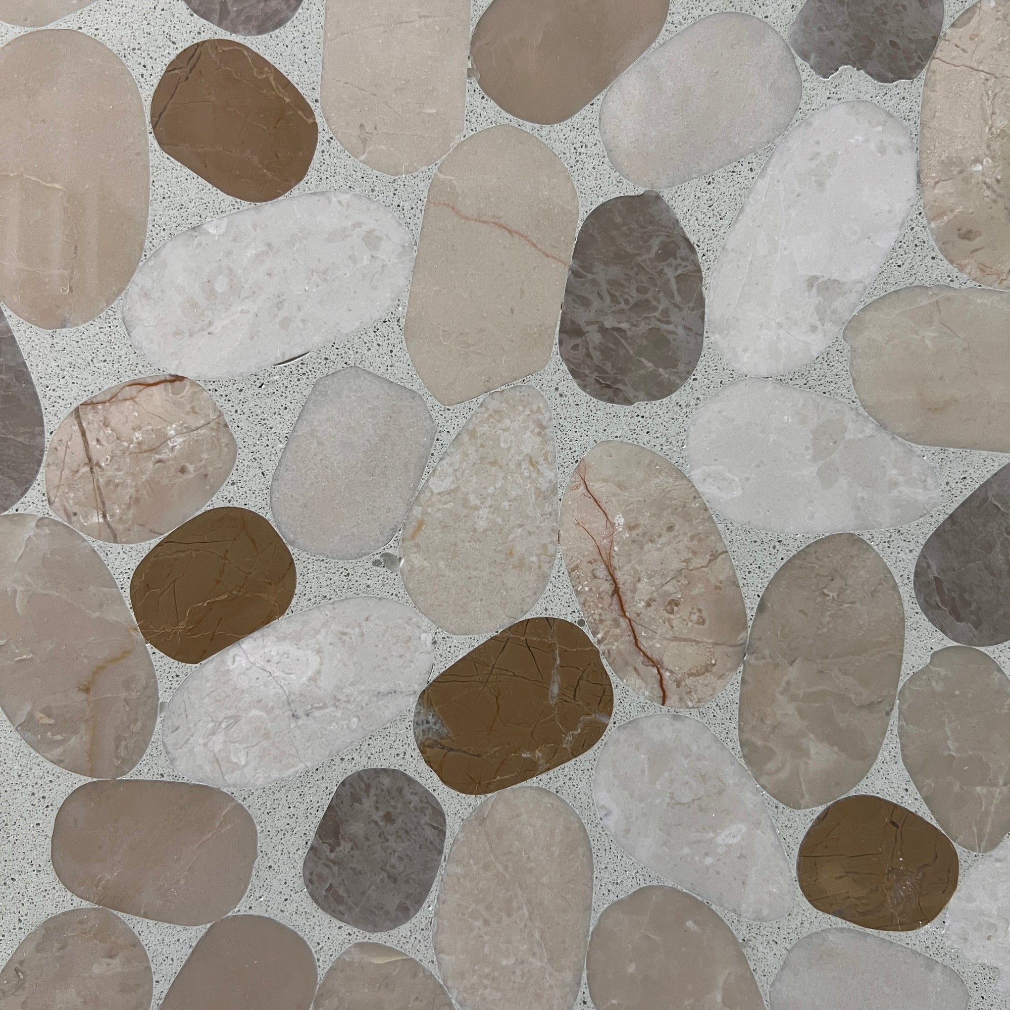 New marble mosaic terrazzo slab ultra-thin full-body aggregate manufacturer custom production