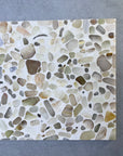 Natural jade mosaic concrete decorative panel translucent terrazzo panel