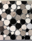 Natural marble aggregate mosaic concrete mosaic floor decorative panel