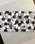 Natural marble aggregate mosaic concrete mosaic floor decorative panel