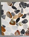 Mosaic decorative concrete precast panel natural marble aggregate terrazzo wall floor decorative panel