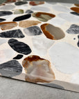 Mosaic decorative concrete precast panel natural marble aggregate terrazzo wall floor decorative panel