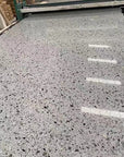 Stone terrazzo tiles for high-traffic commercial and residential areas