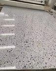 Stone terrazzo tiles for high-traffic commercial and residential areas