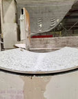 Styling design curved stone terrazzo decorative panel