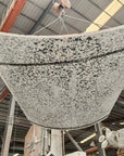 Styling design curved stone terrazzo decorative panel