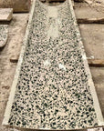 Styling design curved stone terrazzo decorative panel