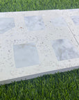 Natural marble mosaic terrazzo artificial stone floor decorative panel manufacturer custom production