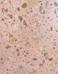 Terrazzo slabs, pink, floor and wall panels