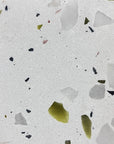 Lincoln White Small Particle Terrazzo Decorative Panel