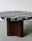 Calacatta Black Natrual Marble Tabletop Decoration Simple Fashion Furniture Dining Table