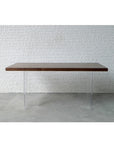 Walnut Simple And Elegant Large Space Design Furniture Dining Table