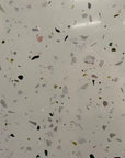 Lincoln White Small Particle Terrazzo Decorative Panel